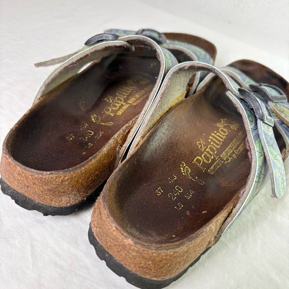 BIRKENSTOCK Papillion Jerry J. Garcia Arizona Leather Sandals Double Strap 37 6 - Picture 8 of 16